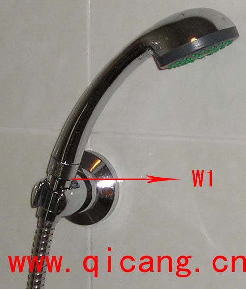 W1花洒节水器安装示例